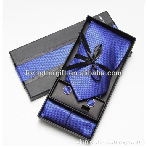 Custom designed silk tie sets with box for wholesale and retail